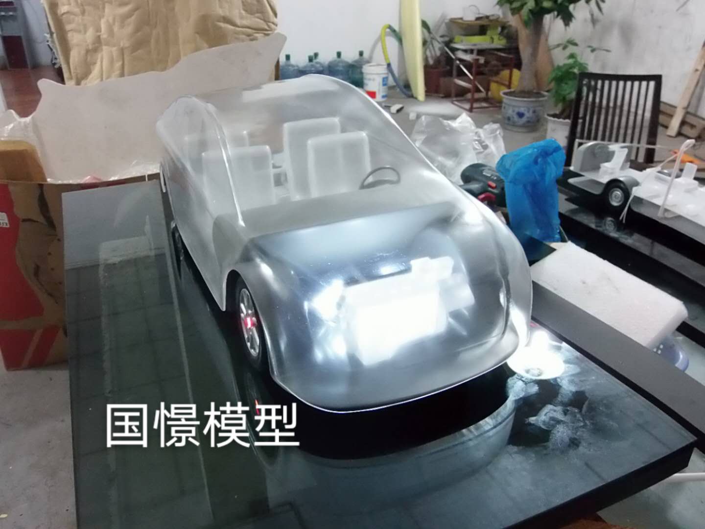 长沙县透明车模型