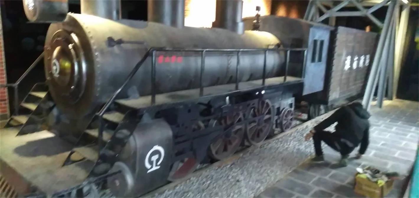 长沙县蒸汽火车模型